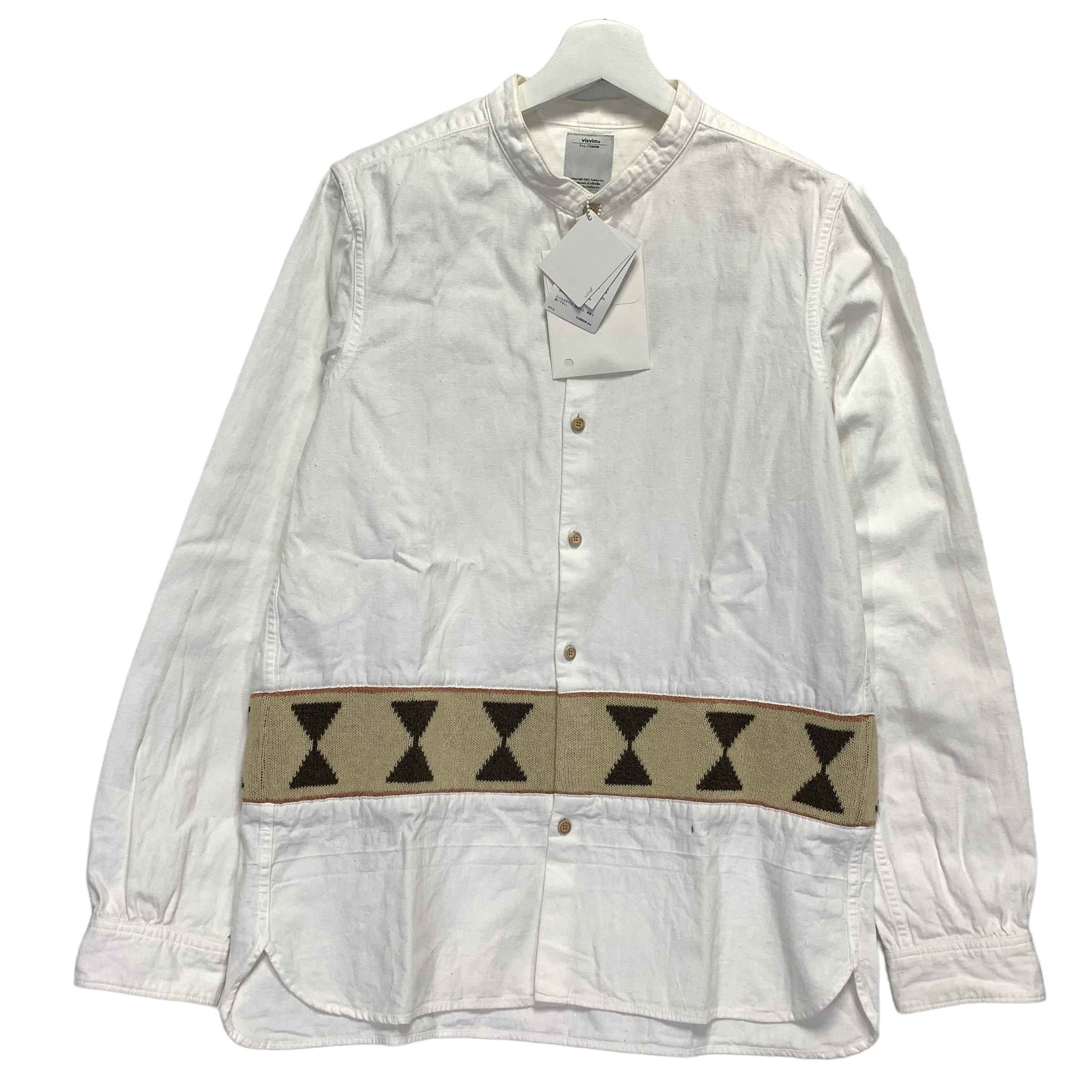 [M] VISVIM 16AW LONG RIDER SHIRT KNIT EUCLID L/S BLEACHED