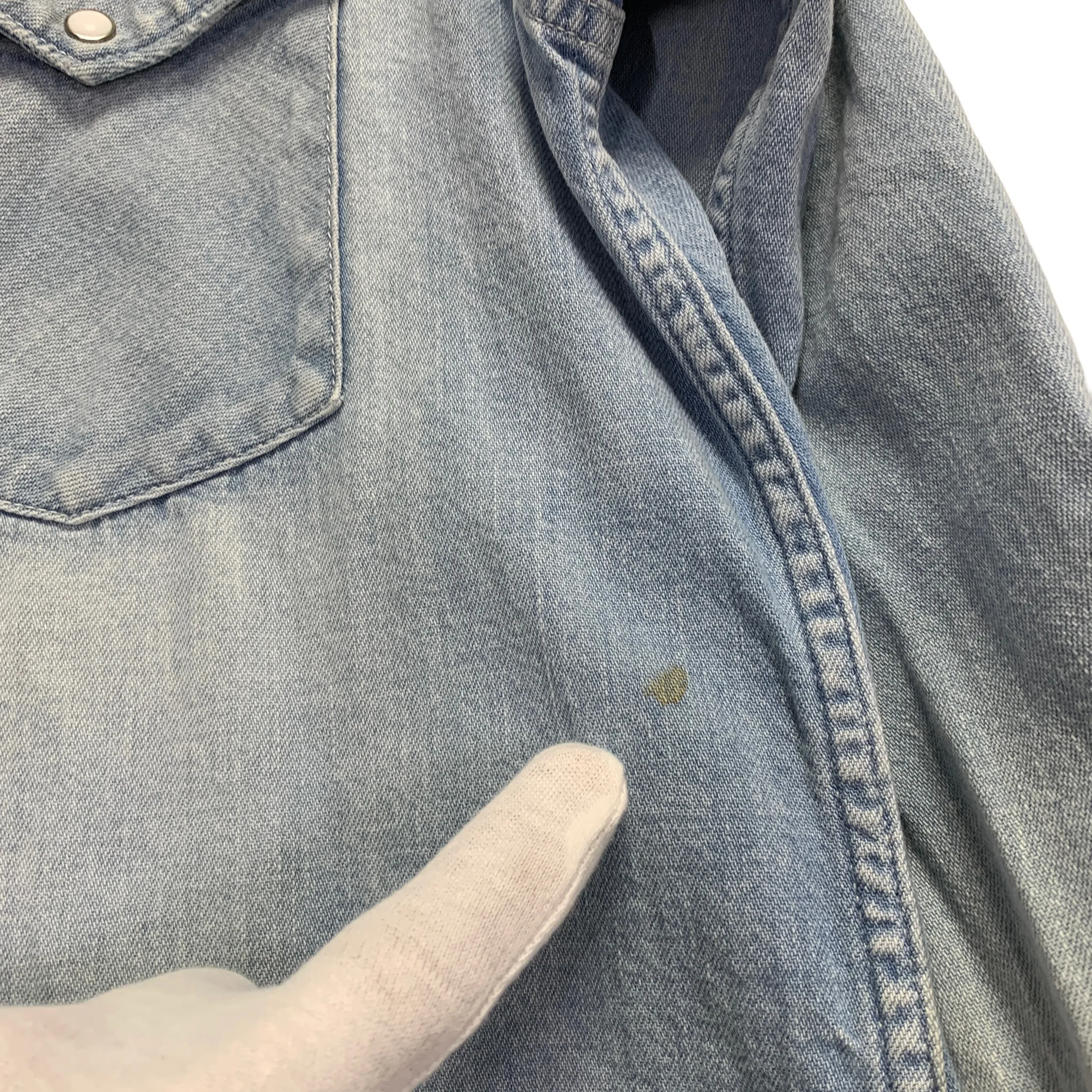[M] VISVIM 16AW SOCIAL SCULPTURE SHIRT L/S DAMAGED INDIGO