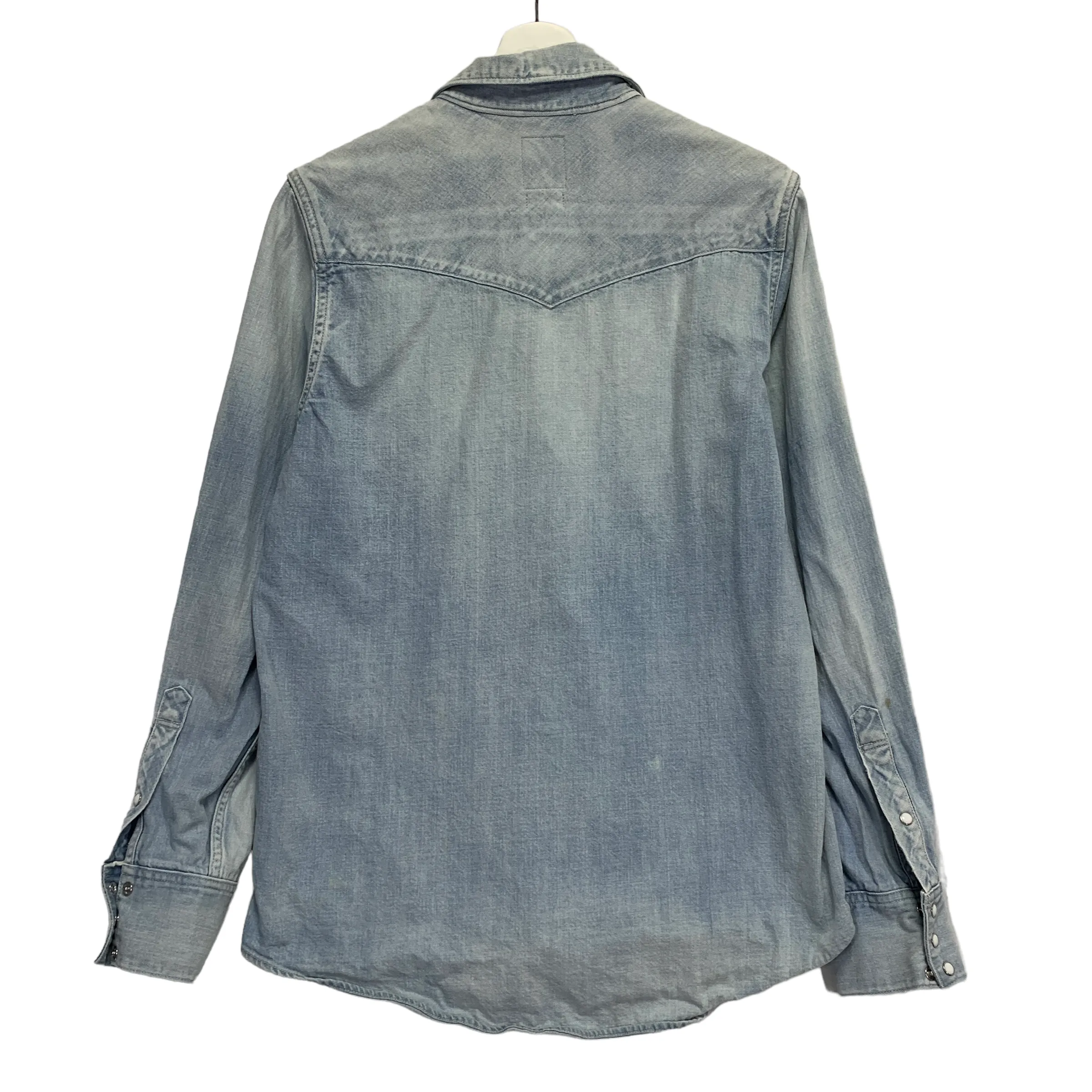 [M] VISVIM 16AW SOCIAL SCULPTURE SHIRT L/S DAMAGED INDIGO