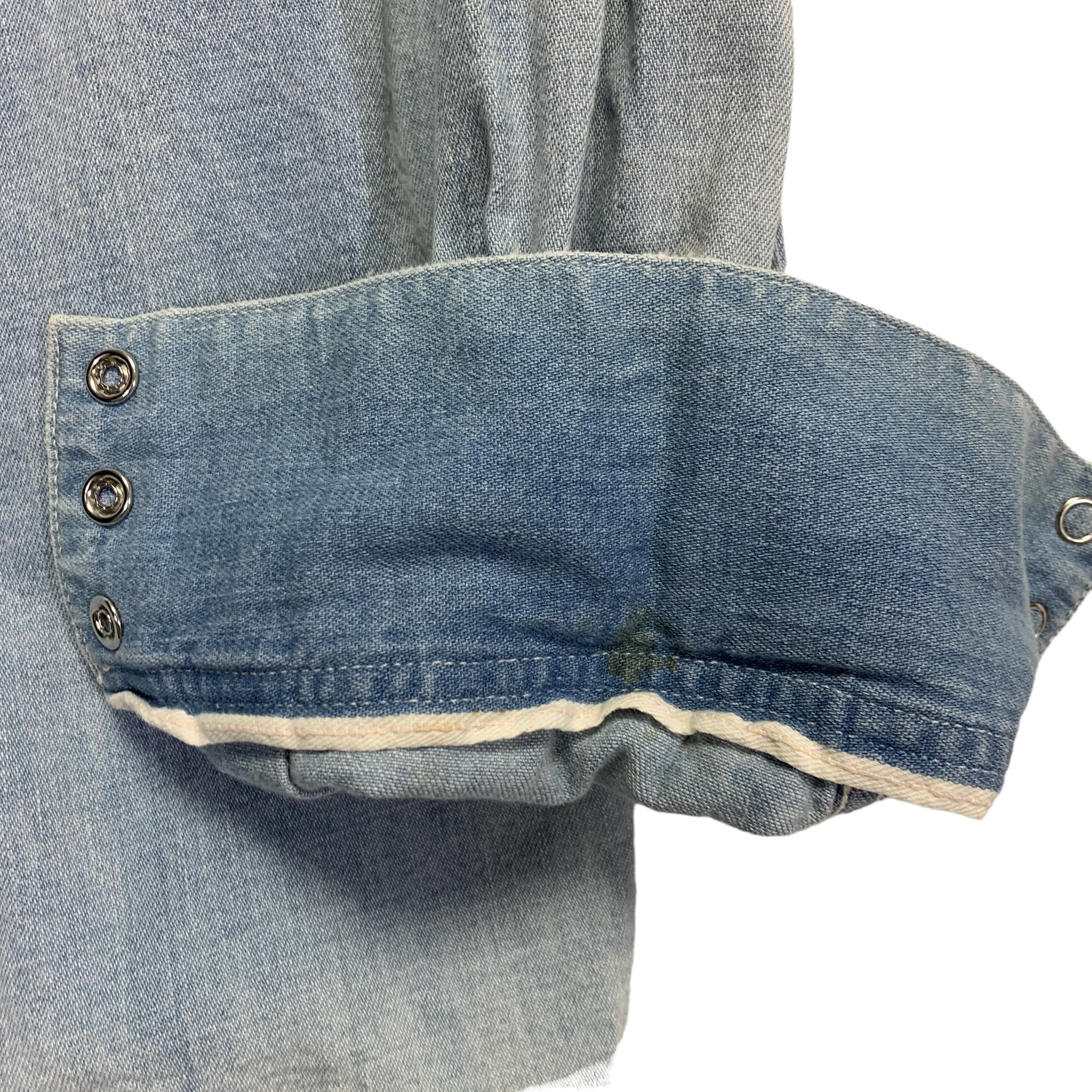 [M] VISVIM 16AW SOCIAL SCULPTURE SHIRT L/S DAMAGED INDIGO