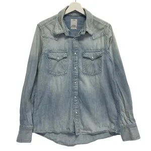 [M] VISVIM 16AW SOCIAL SCULPTURE SHIRT L/S DAMAGED INDIGO