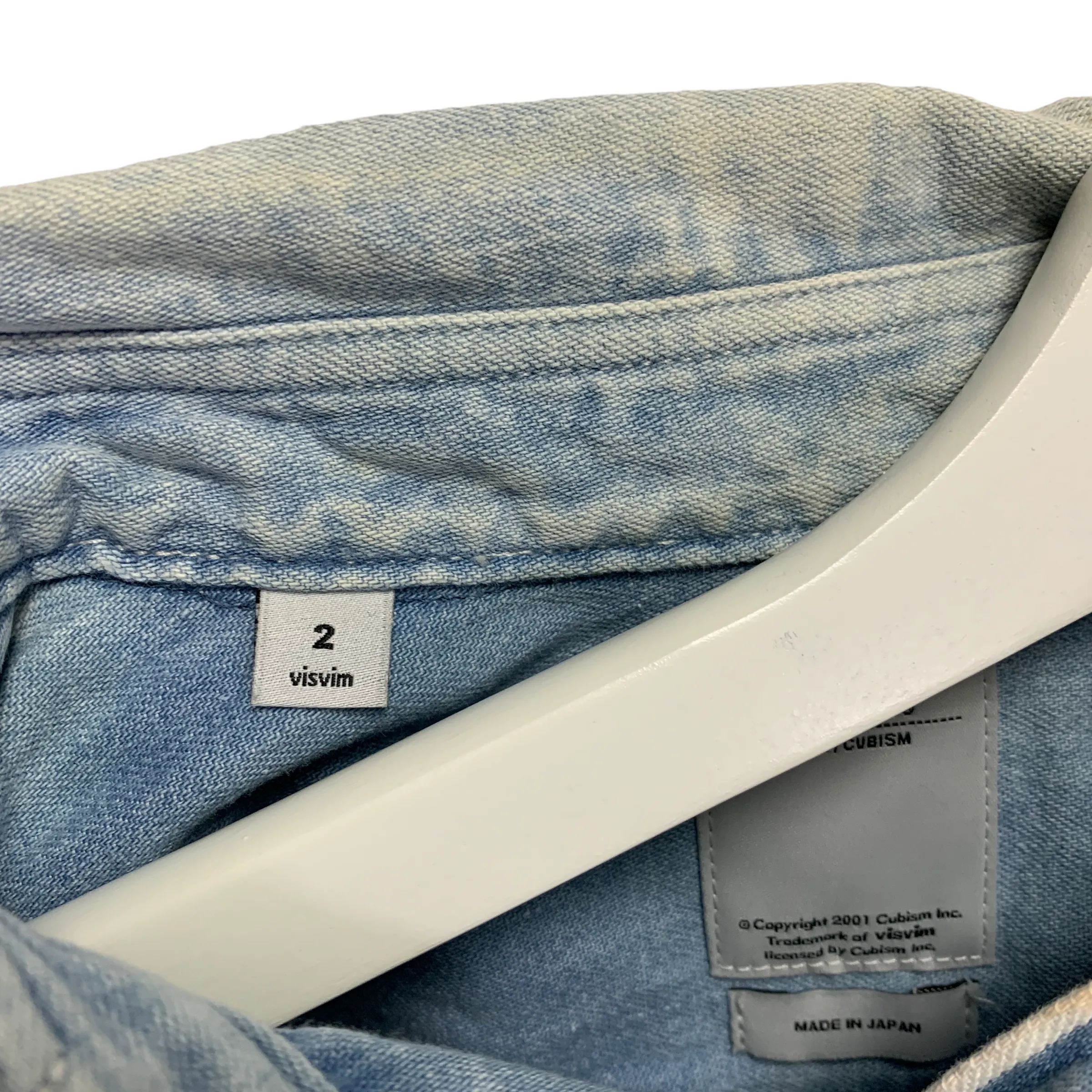 [M] VISVIM 16AW SOCIAL SCULPTURE SHIRT L/S DAMAGED INDIGO