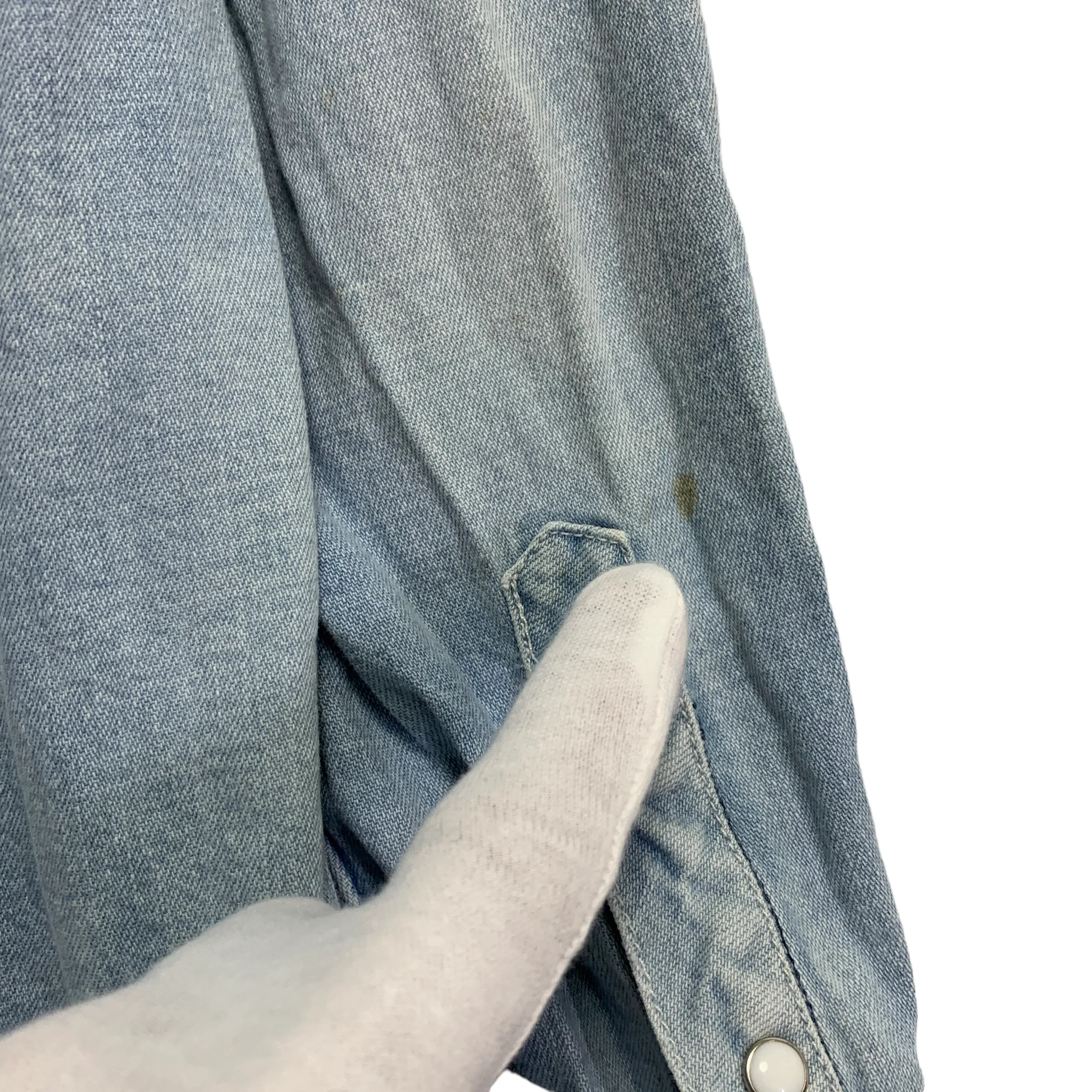 [M] VISVIM 16AW SOCIAL SCULPTURE SHIRT L/S DAMAGED INDIGO