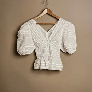 Mable Cambric Puff Sleeve Top