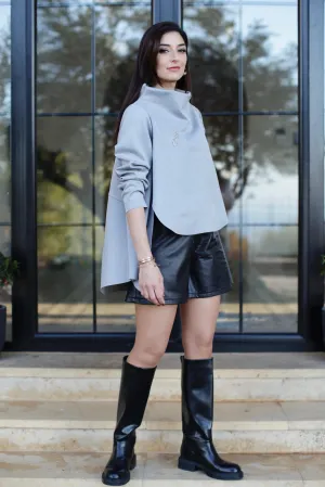 Manal Top - Grey
