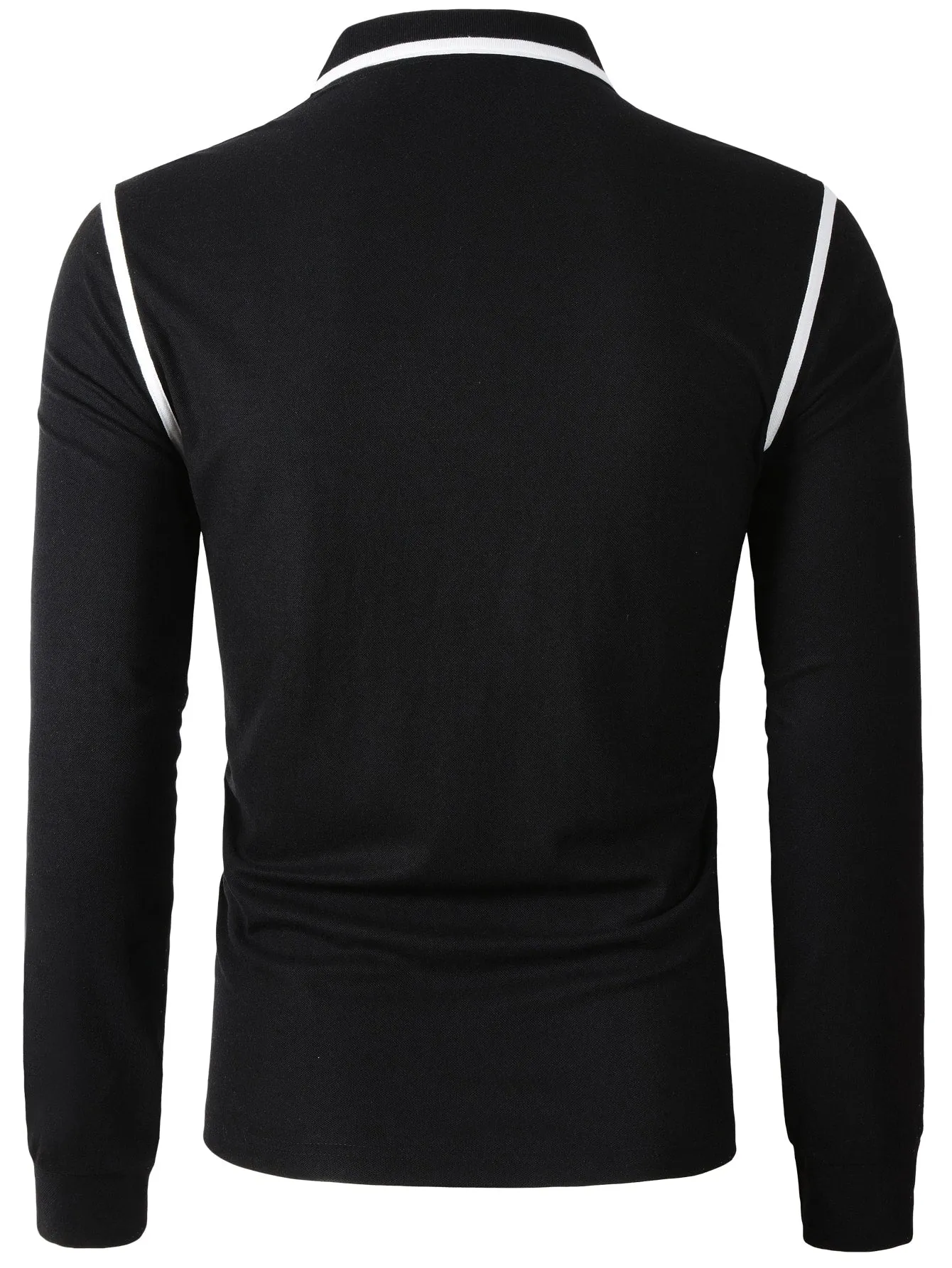 Manfinity Homme Men Contrast Trim Polo Shirt