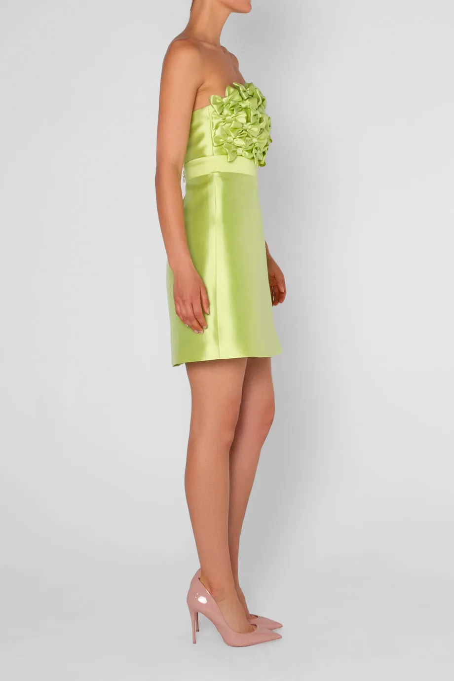 Marissa Silk and Wool Mini Dress