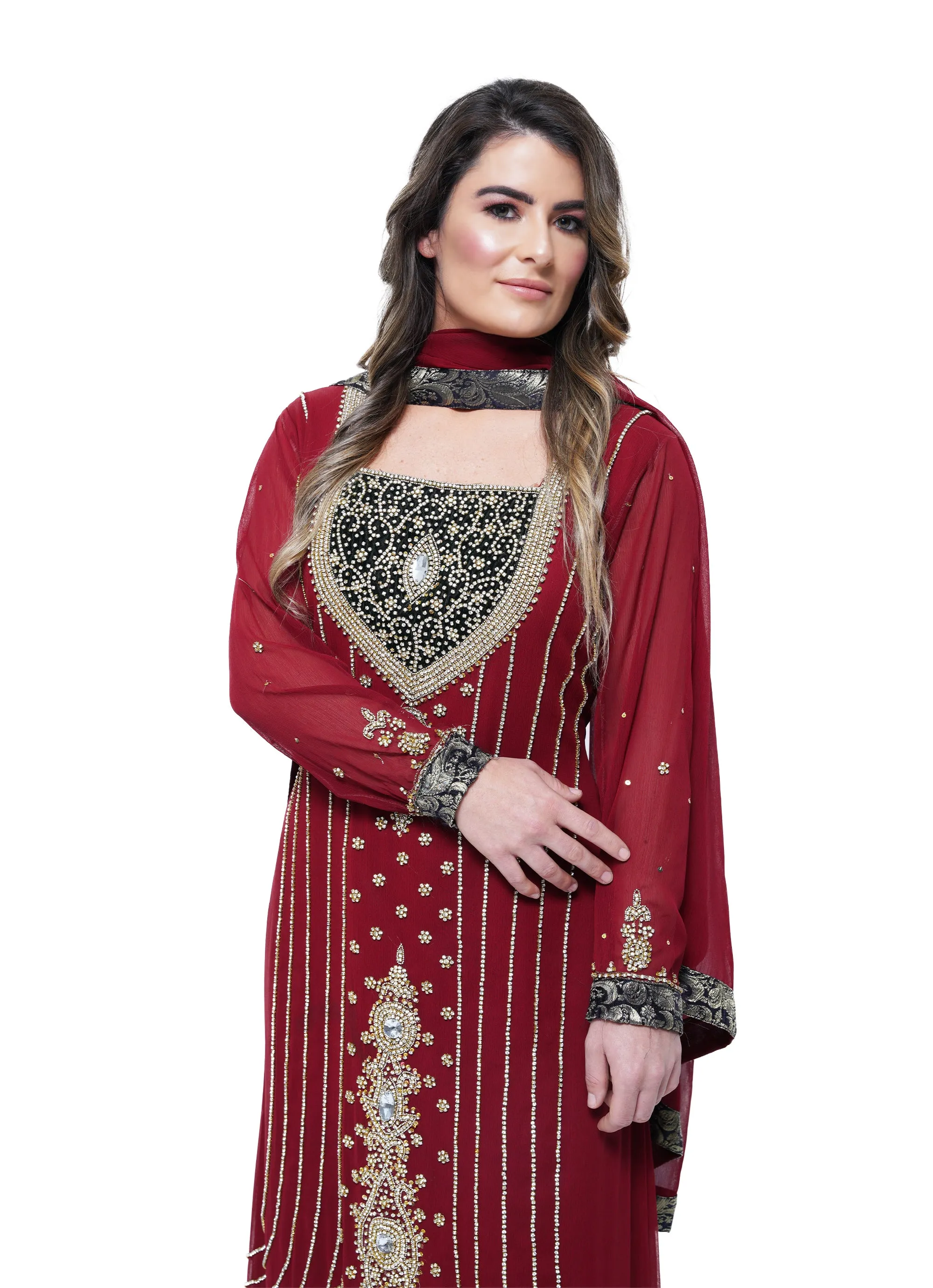 MARTA FORMAL LONG KAMEEZ WITH TROUSER