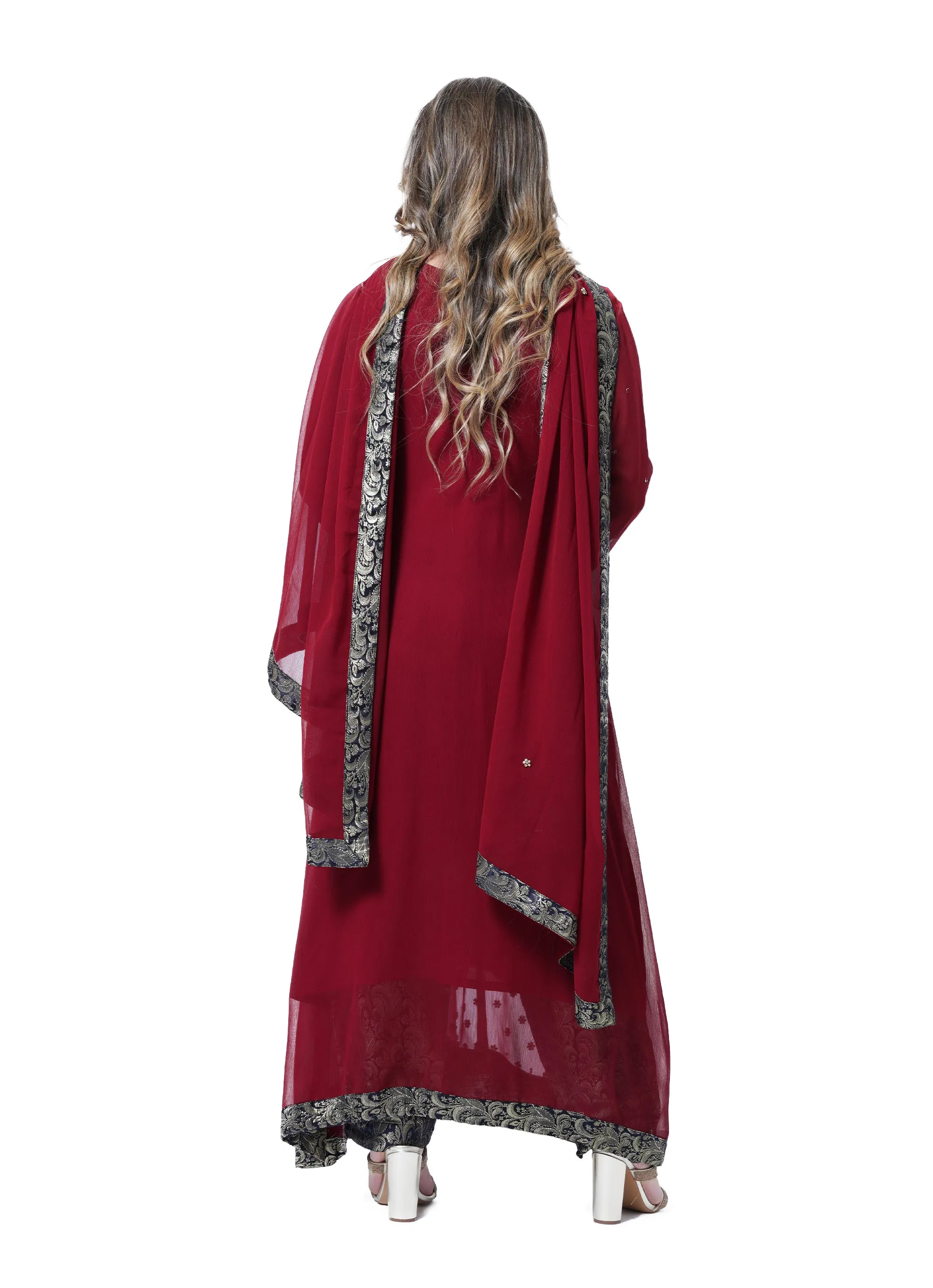 MARTA FORMAL LONG KAMEEZ WITH TROUSER