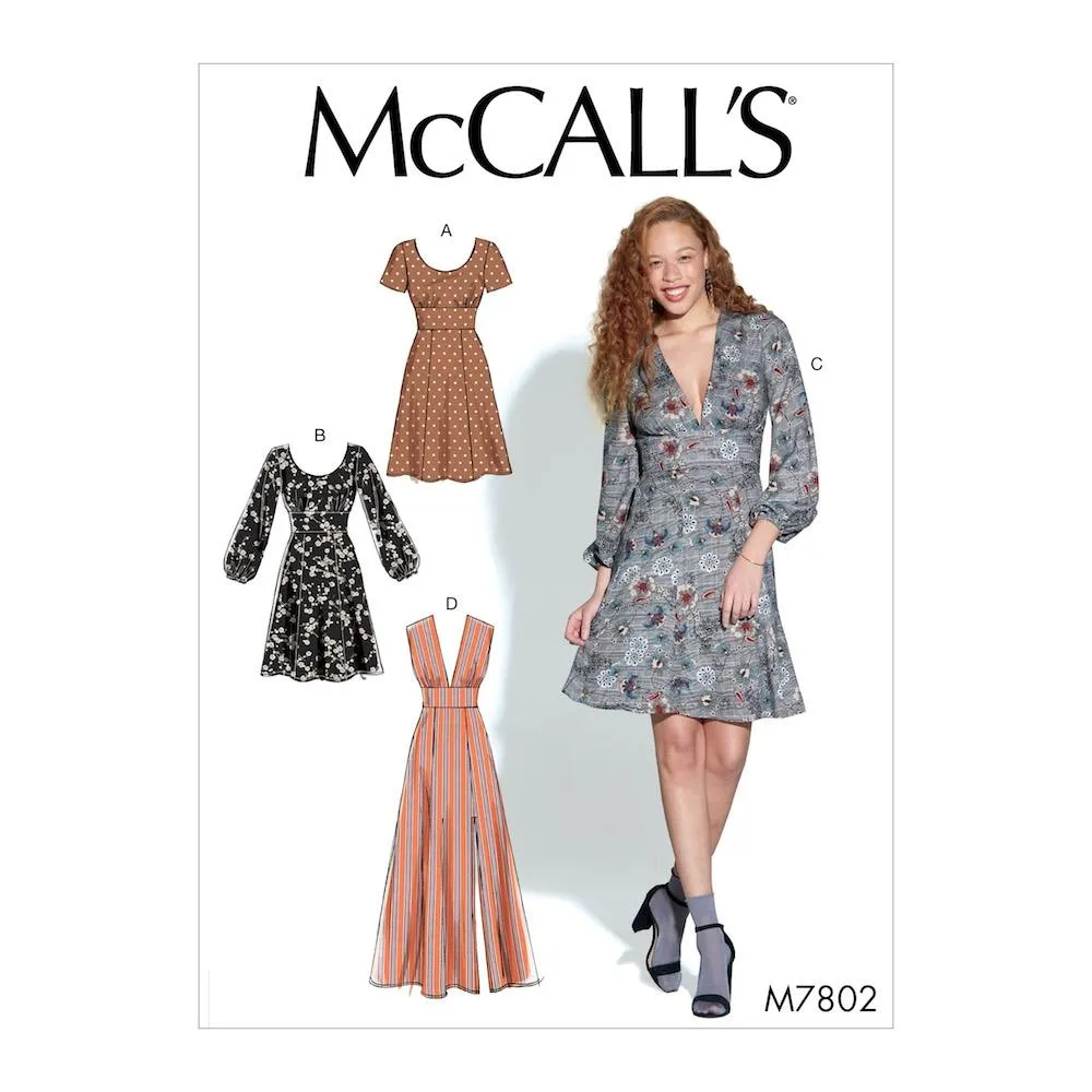 McCall's Pattern M7802 Misses' Dresses