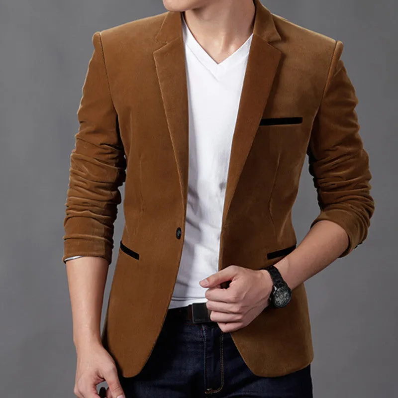 Mens Fashion Brand Blazer British's Style casual Slim Fit suit jacket male Blazers men coat Terno Masculino Plus Size 4XL