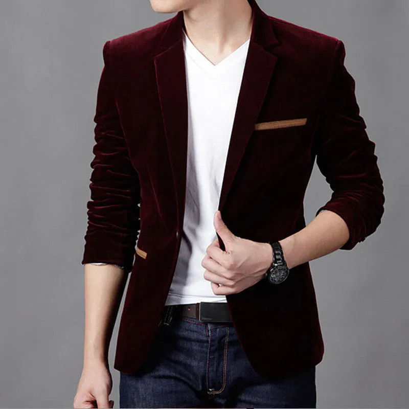 Mens Fashion Brand Blazer British's Style casual Slim Fit suit jacket male Blazers men coat Terno Masculino Plus Size 4XL