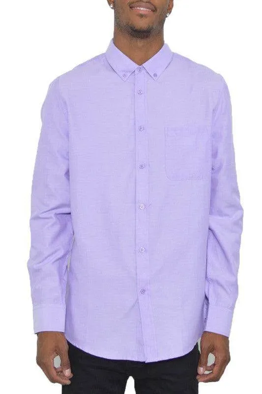 Mens Long Sleeve Oxford Shirts