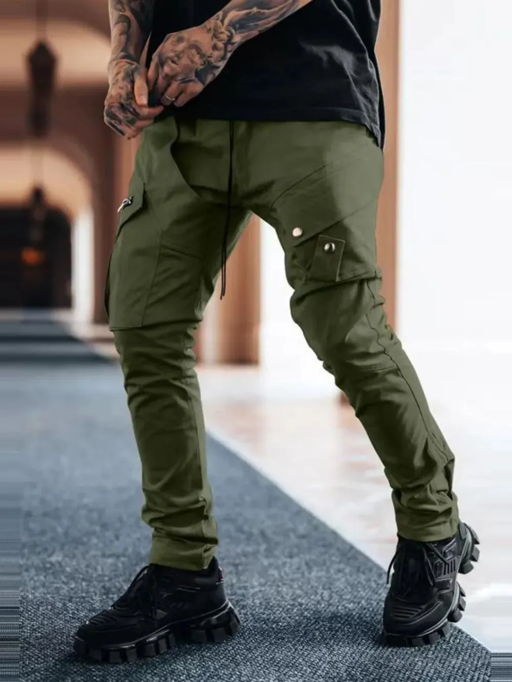Men's Plus Size Slim Fit Pants