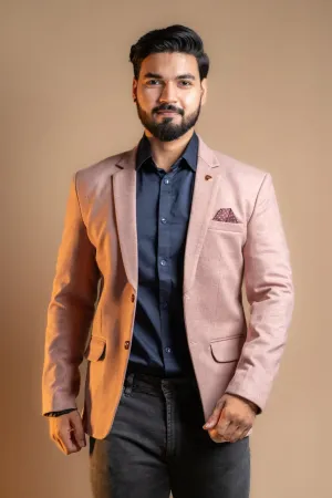Men's Rosy Pink Formal Blazer