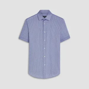Miles Abstract Print OoohCotton Short Sleeve Shirt