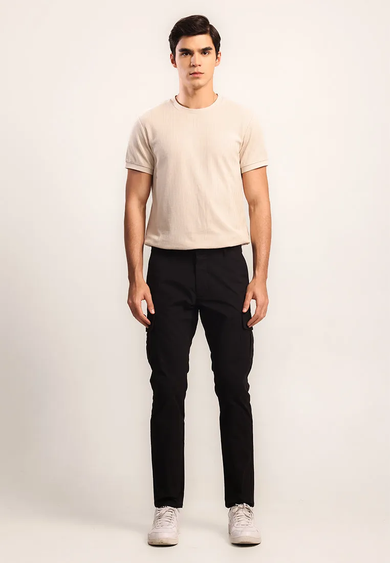 MOC - Celana Cargo Panjang Pria Chicago - Black