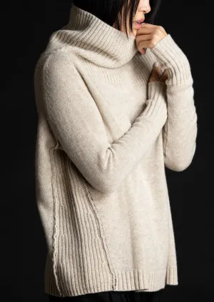 Mock Pullover, Oatmeal