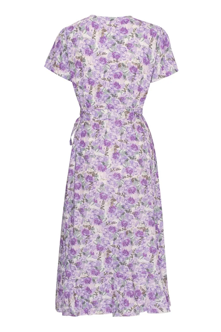 MollyIC Slå Om Kjole - Lavendel