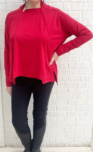 Moyuru Red Pullover