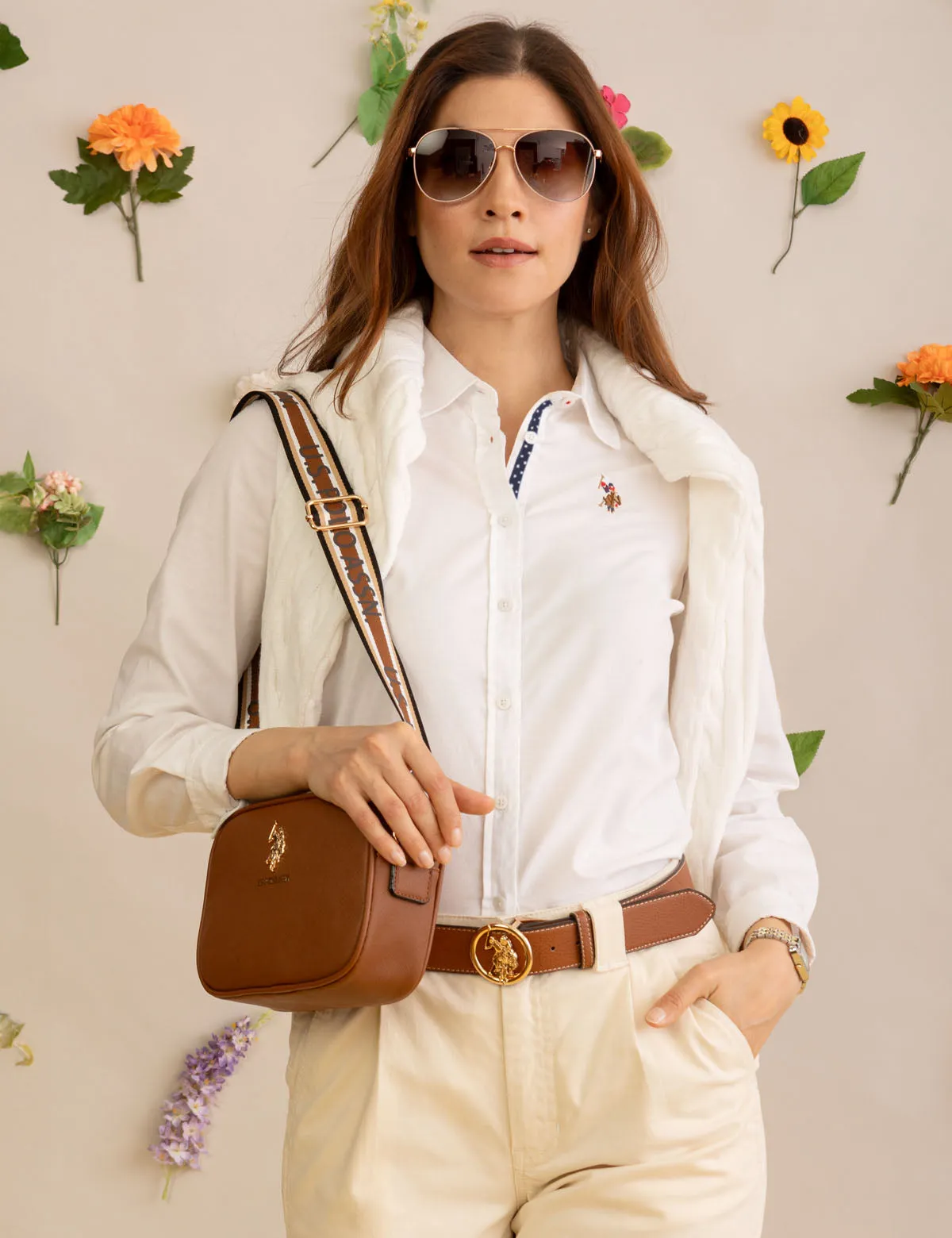 MULTI TONAL SMALL LOGO OXFORD SHIRT