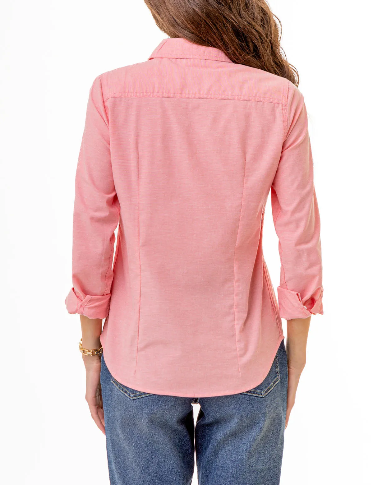 MULTI TONAL SMALL LOGO OXFORD SHIRT