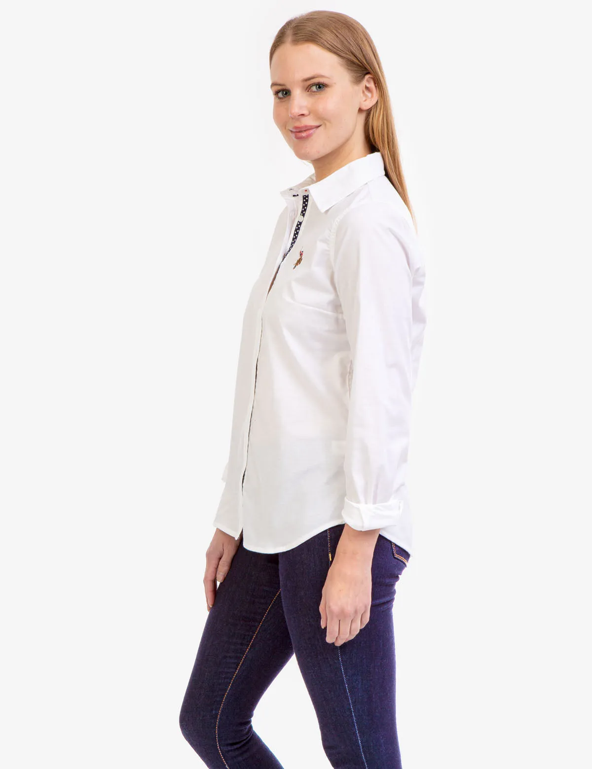 MULTI TONAL SMALL LOGO OXFORD SHIRT