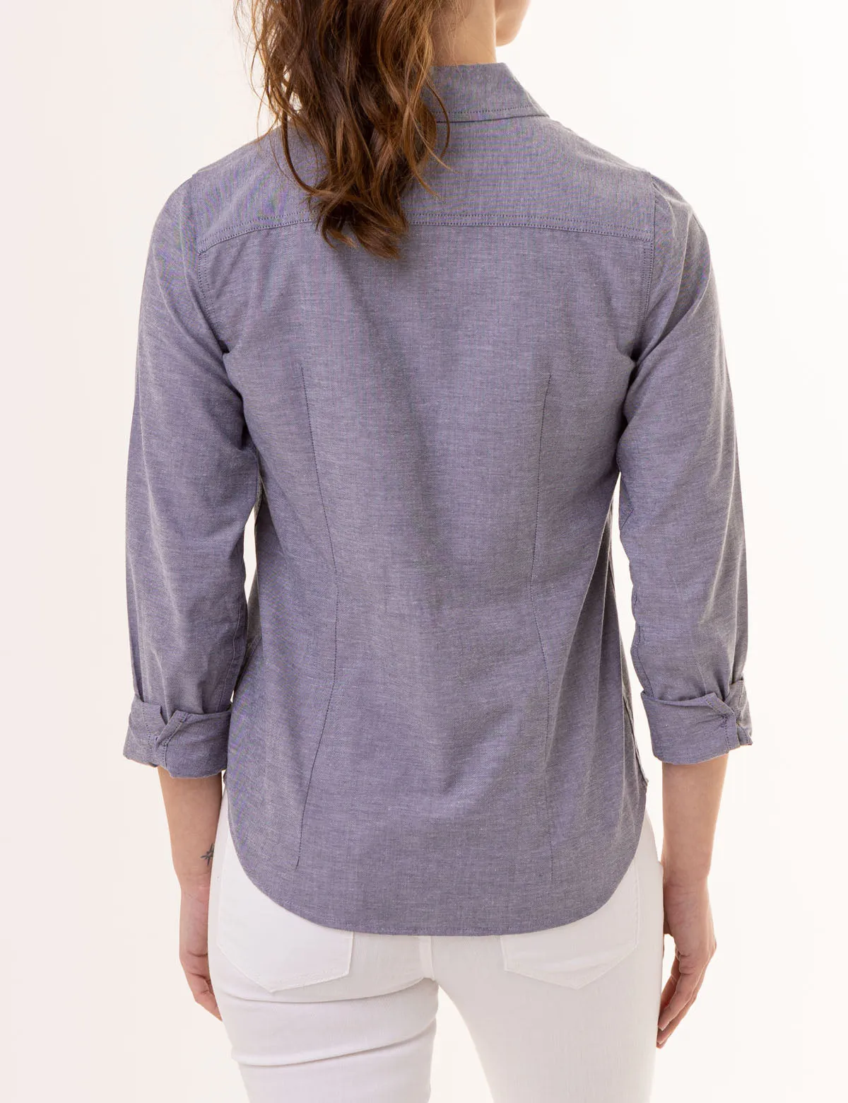 MULTI TONAL SMALL LOGO OXFORD SHIRT
