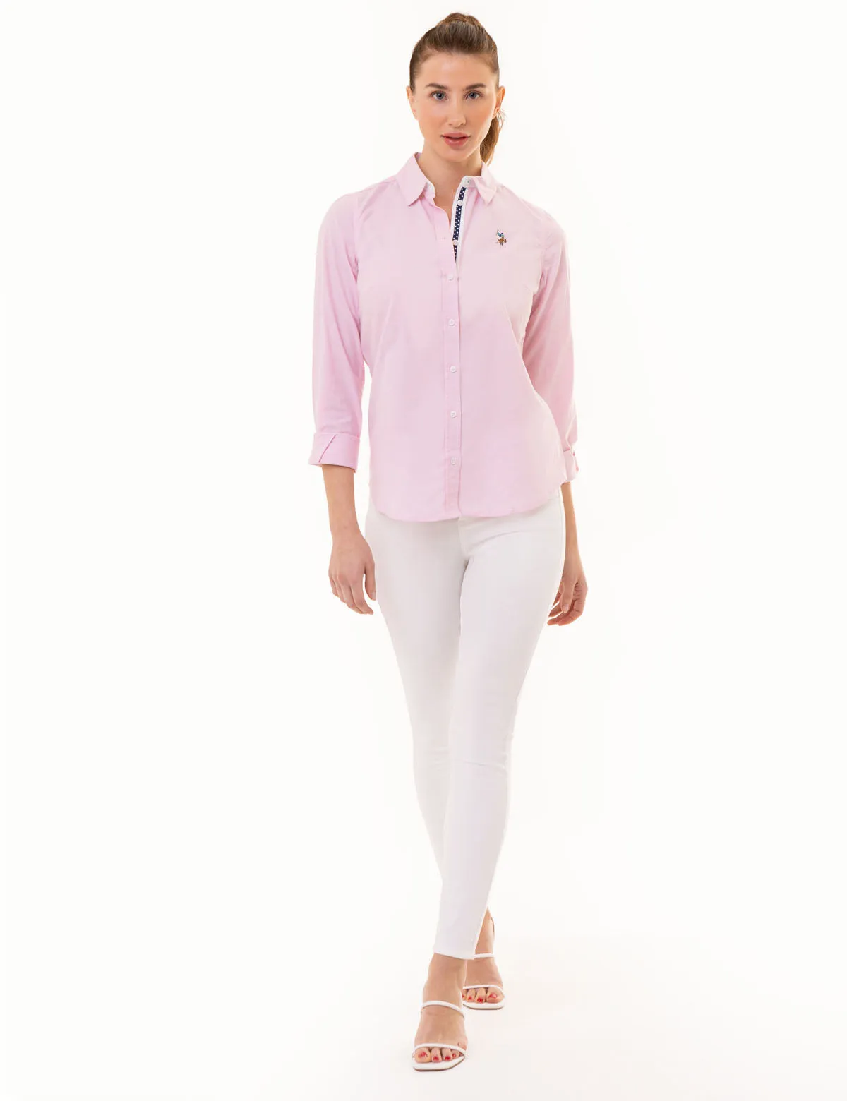 MULTI TONAL SMALL LOGO OXFORD SHIRT