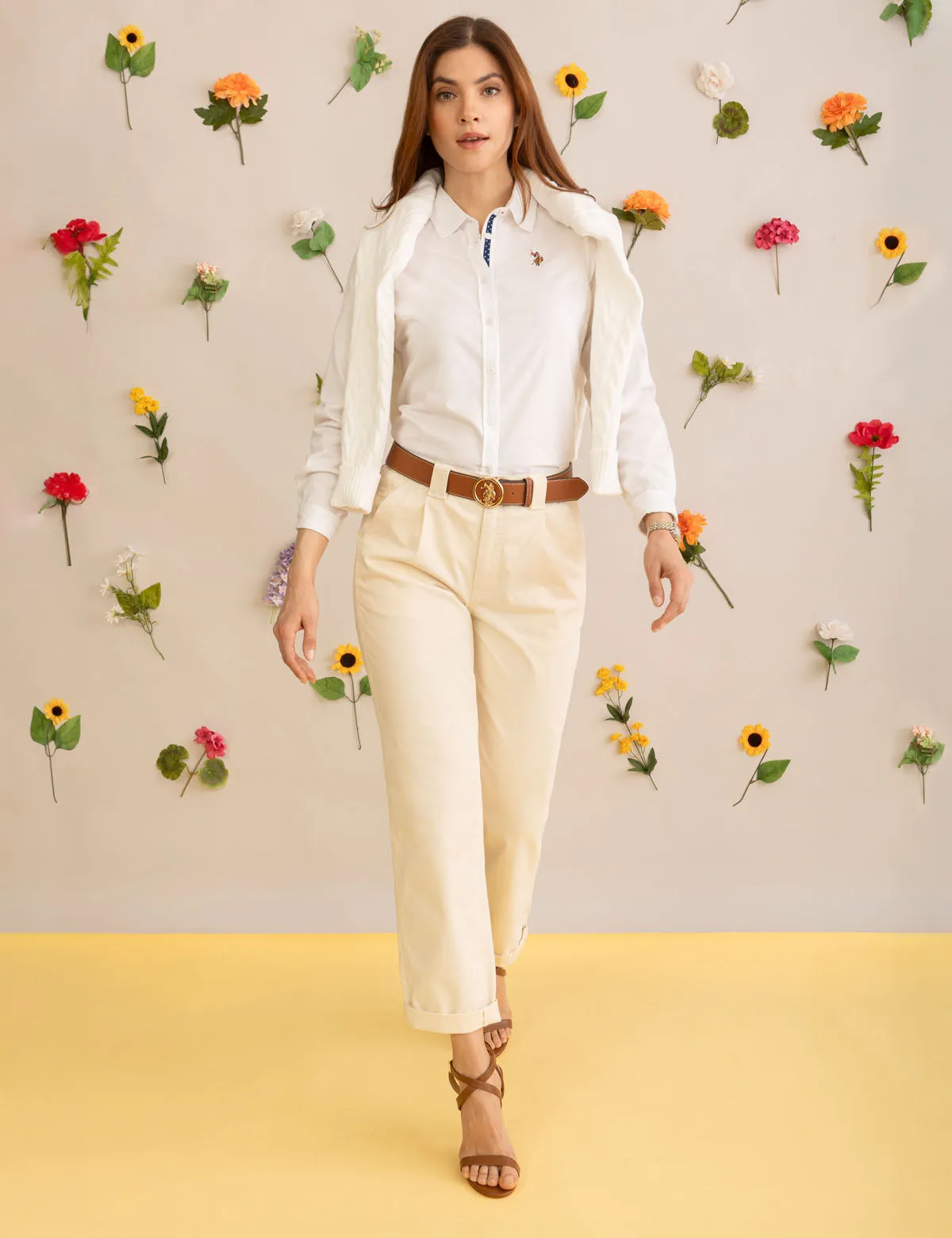 MULTI TONAL SMALL LOGO OXFORD SHIRT