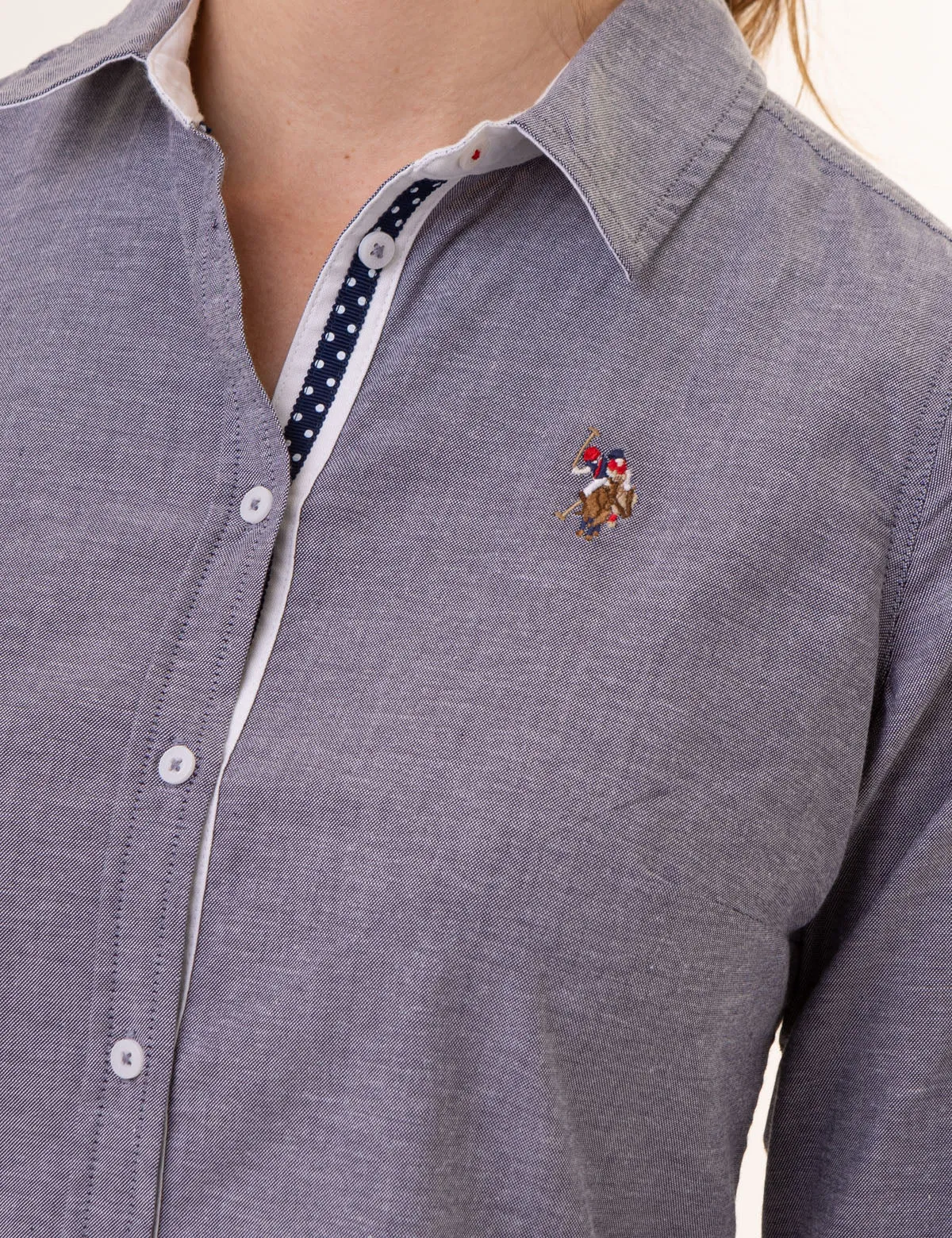 MULTI TONAL SMALL LOGO OXFORD SHIRT