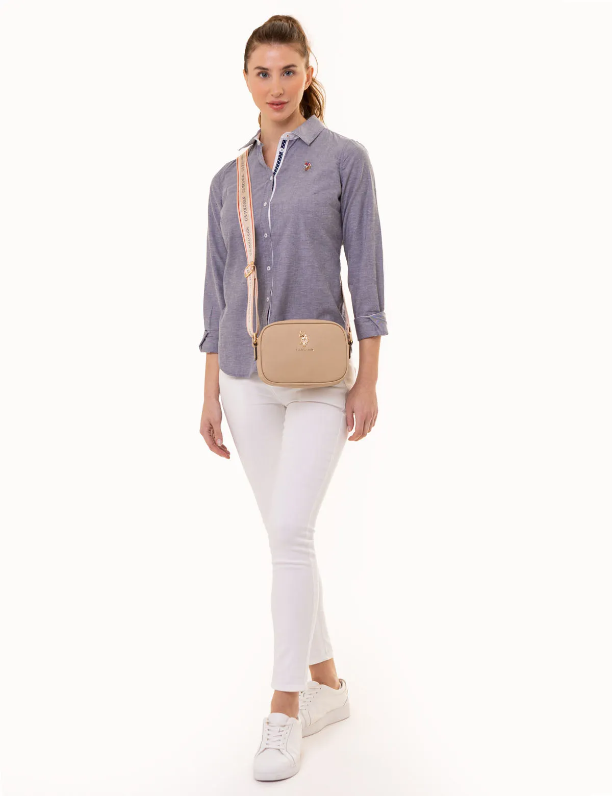 MULTI TONAL SMALL LOGO OXFORD SHIRT