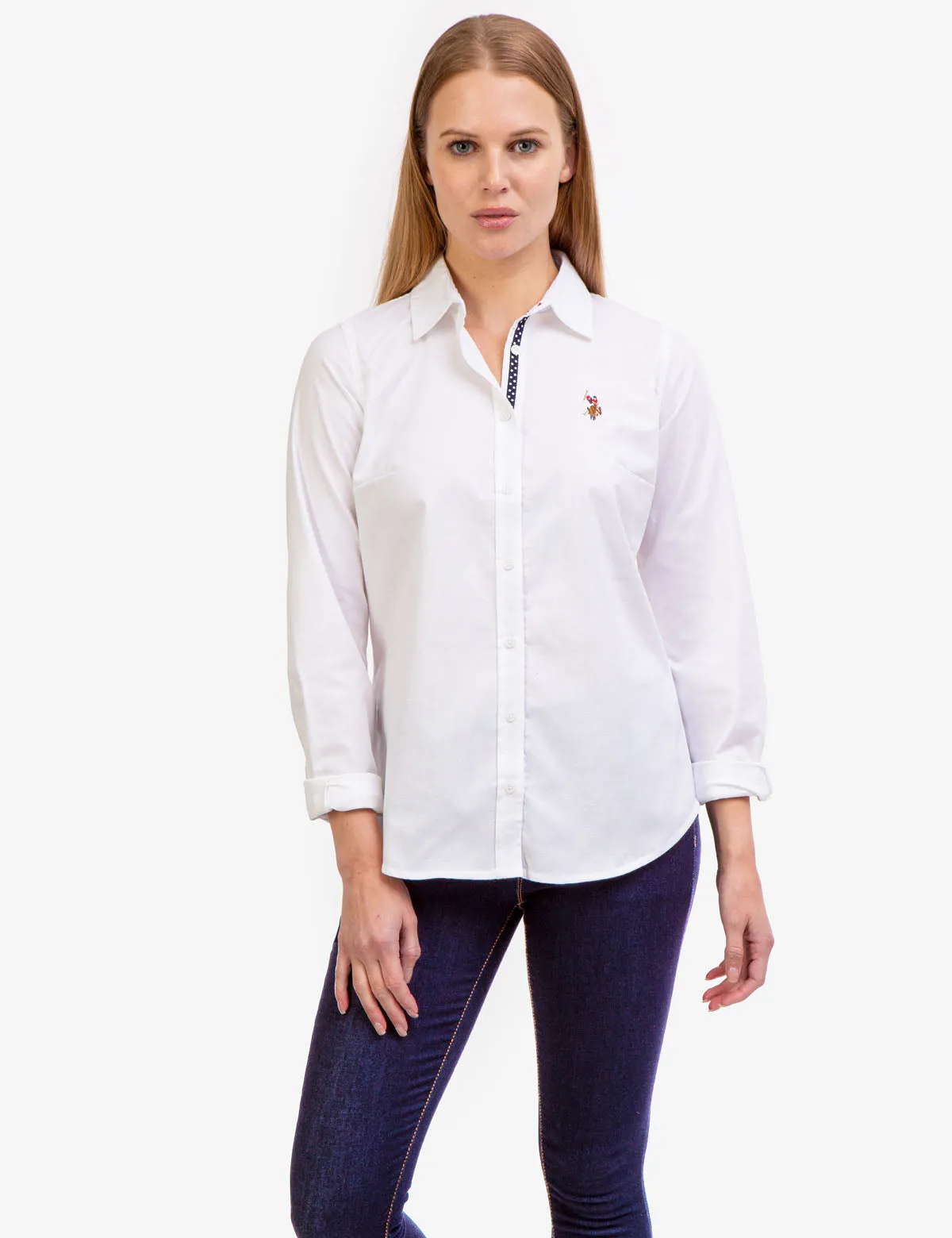 MULTI TONAL SMALL LOGO OXFORD SHIRT