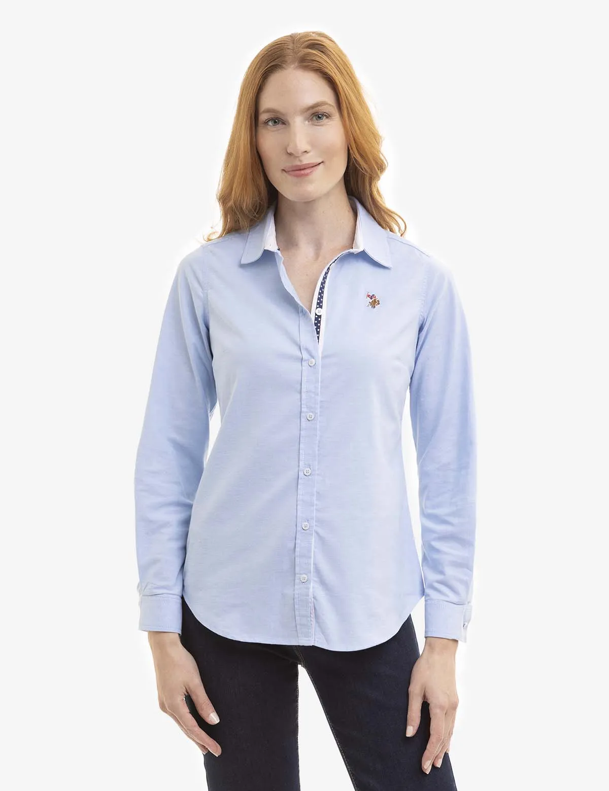 MULTI TONAL SMALL LOGO OXFORD SHIRT
