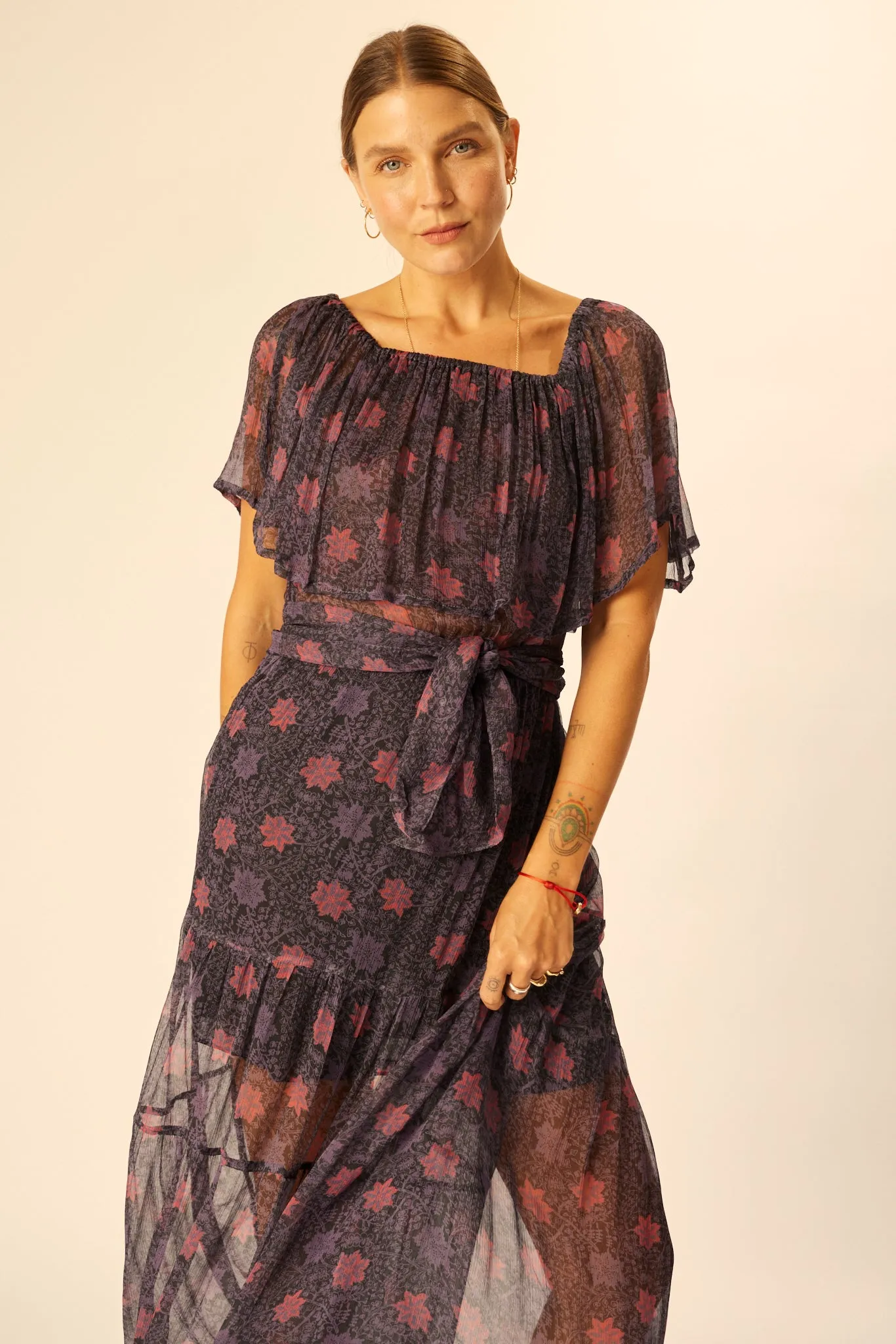 NAOMI DRESS WITH SASH