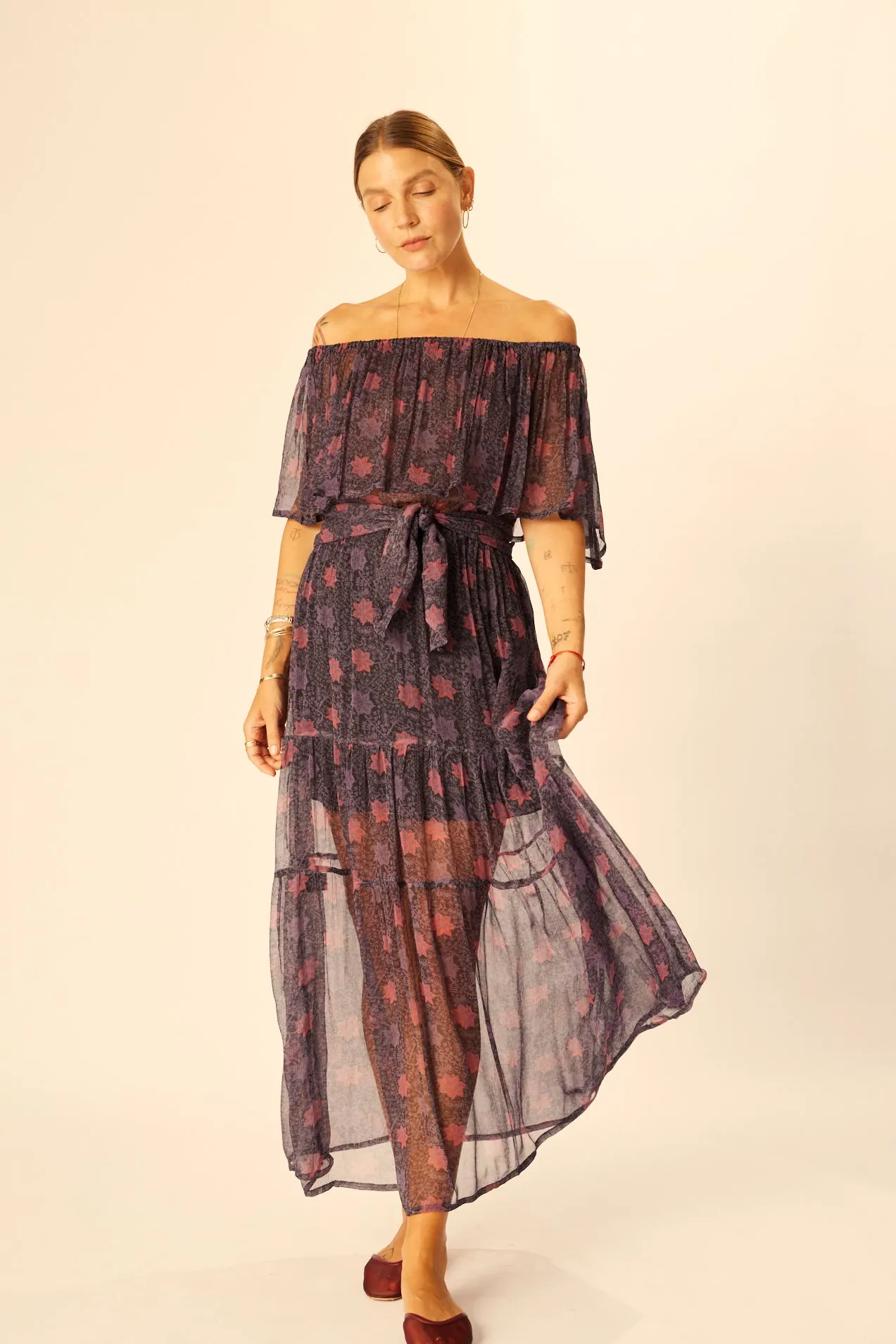 NAOMI DRESS WITH SASH
