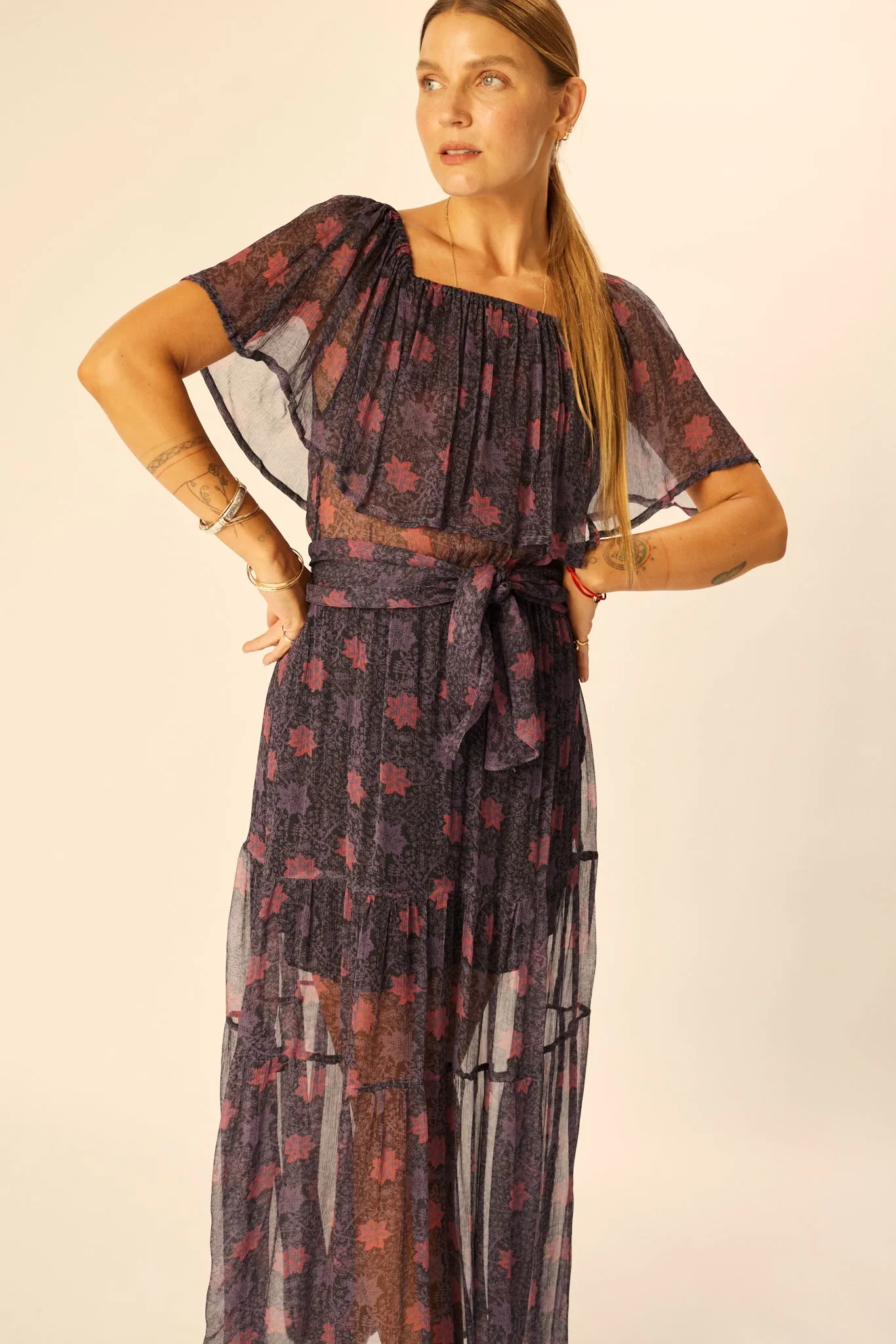 NAOMI DRESS WITH SASH
