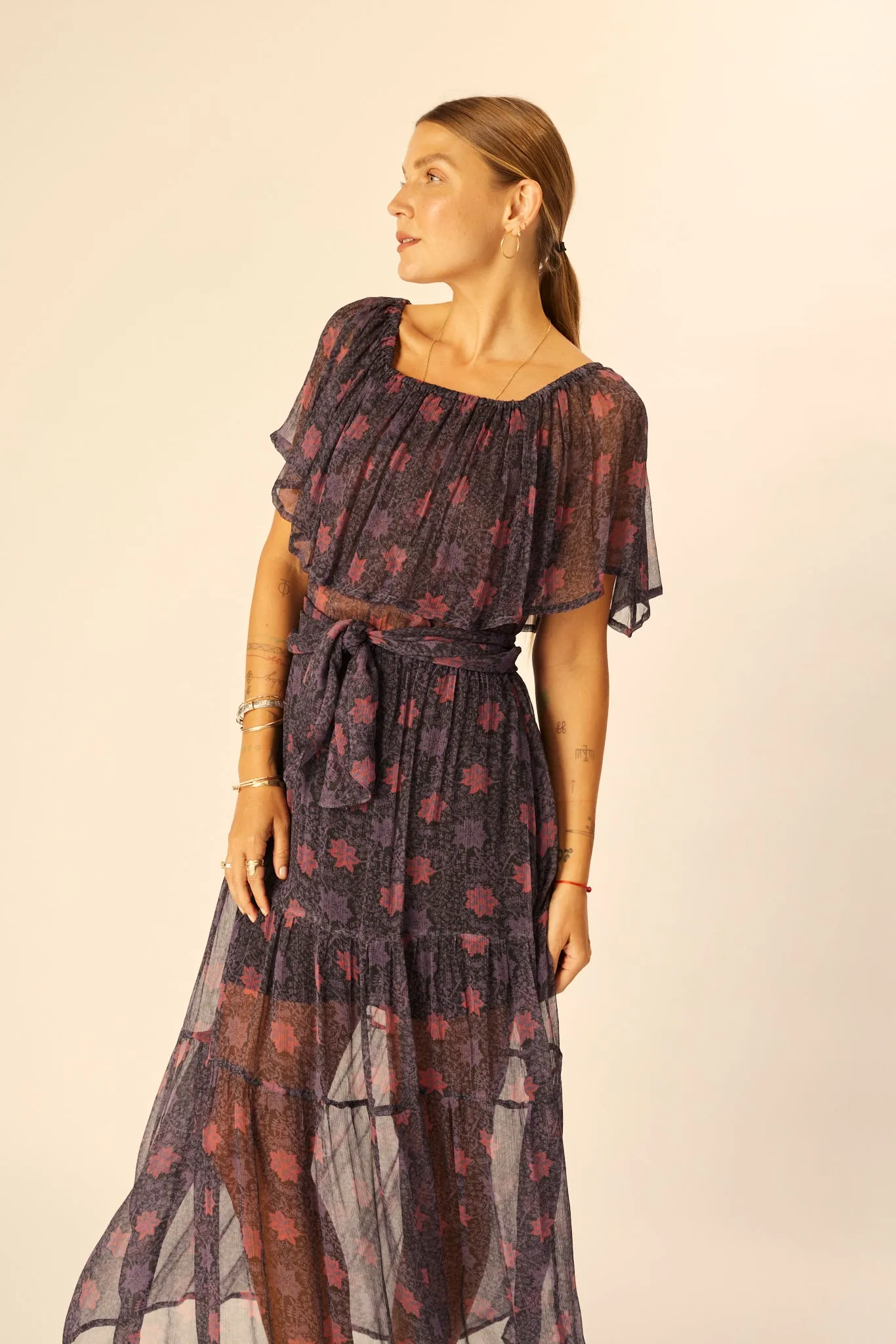 NAOMI DRESS WITH SASH