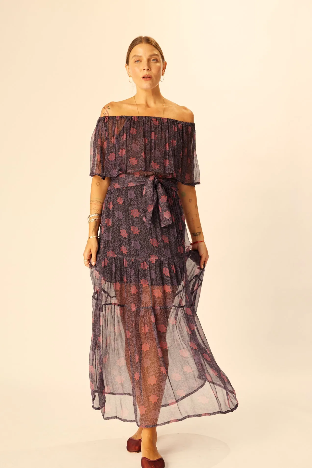 NAOMI DRESS WITH SASH