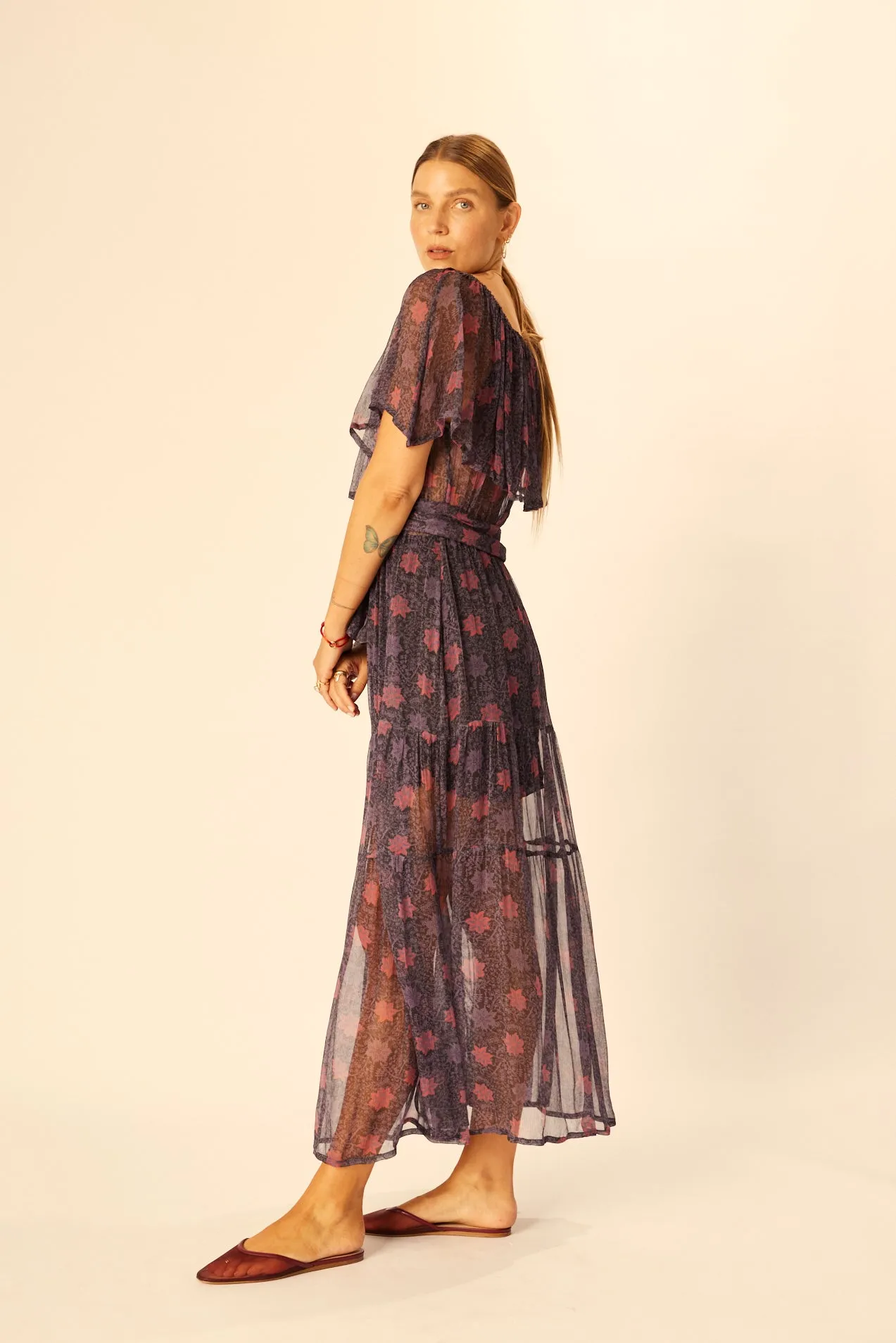 NAOMI DRESS WITH SASH