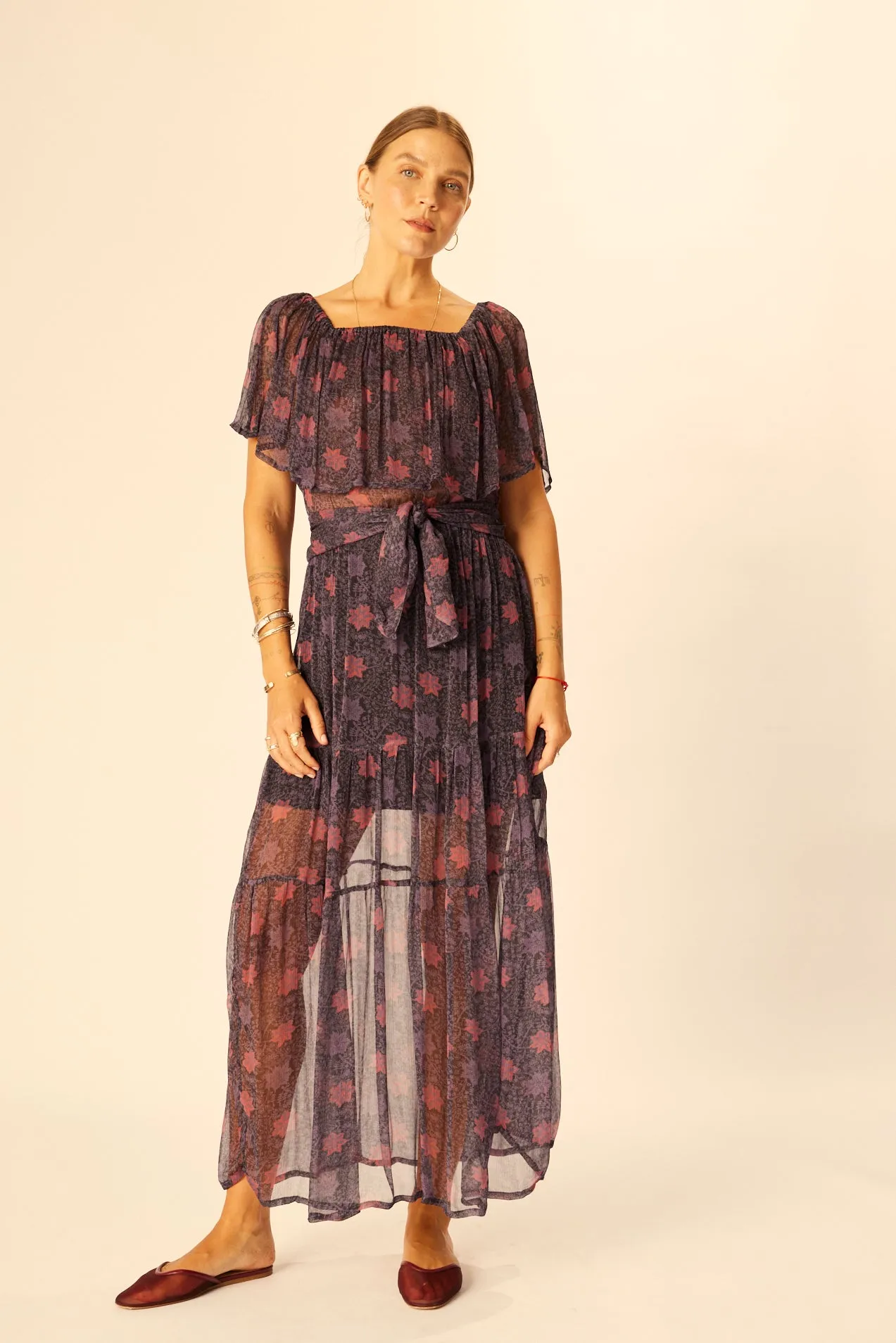 NAOMI DRESS WITH SASH