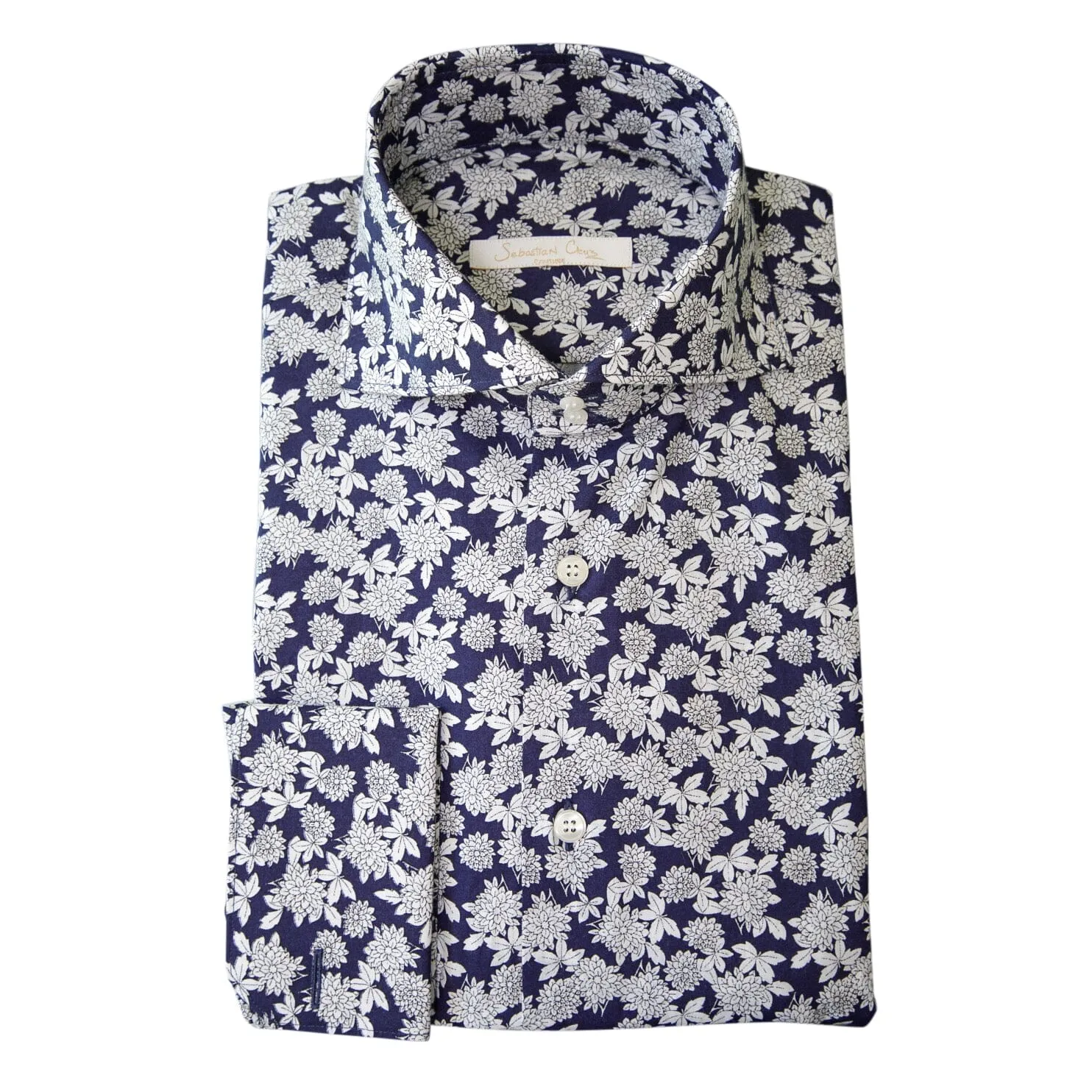 Navy Dahlia Dress Shirt  @ The Vault