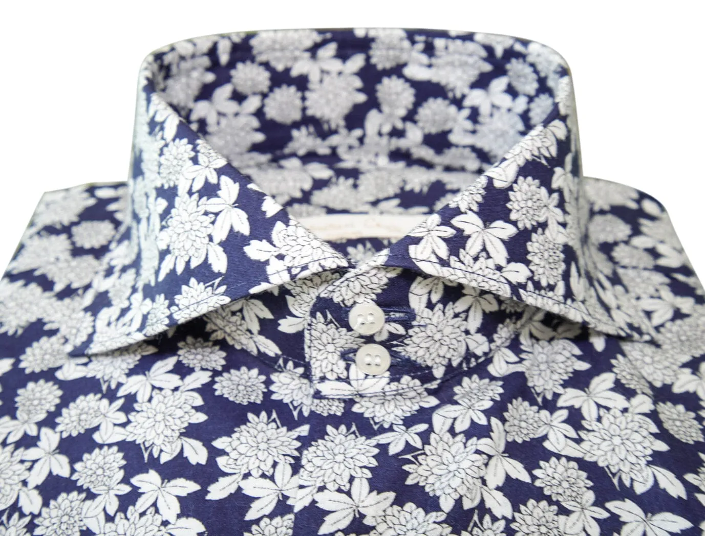 Navy Dahlia Dress Shirt  @ The Vault
