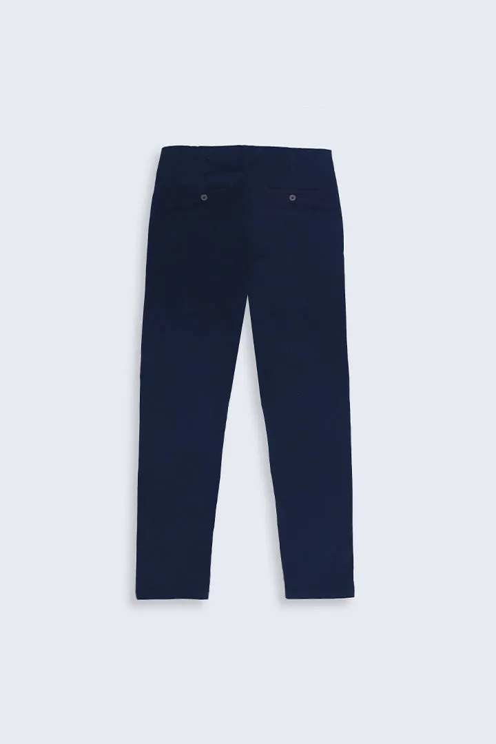 Navy Slim Fit Chino Pants
