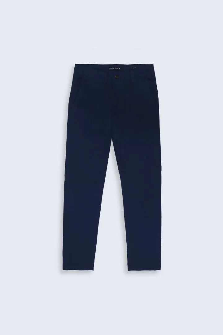 Navy Slim Fit Chino Pants