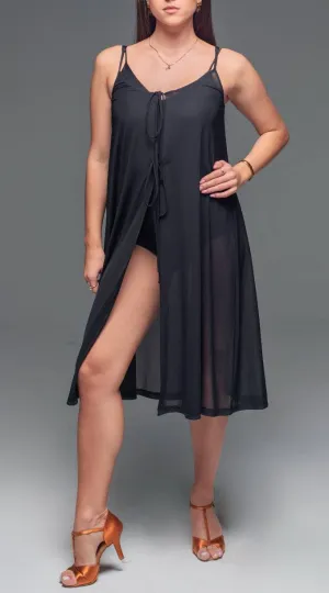 Net Wrap Dress