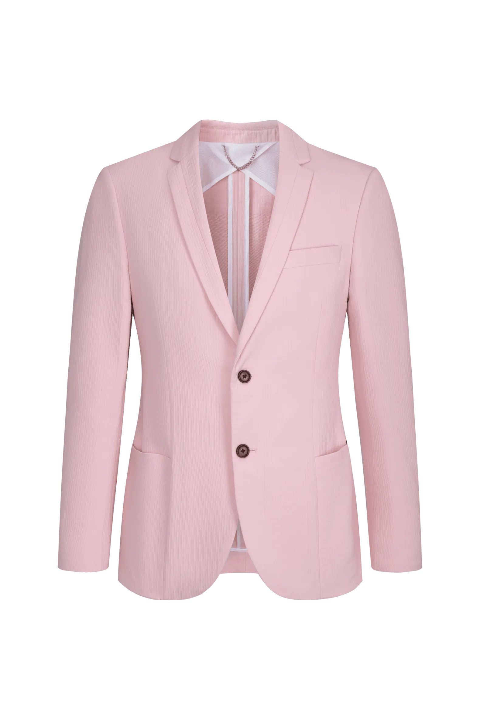 Notch-lapel Welt-pocket Single-breasted Blazer
