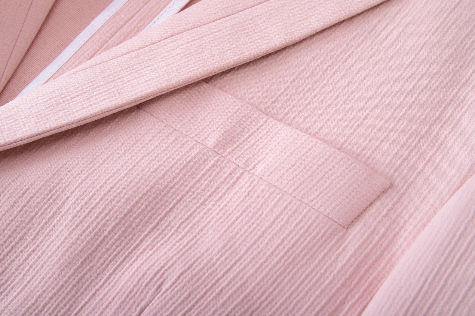 Notch-lapel Welt-pocket Single-breasted Blazer