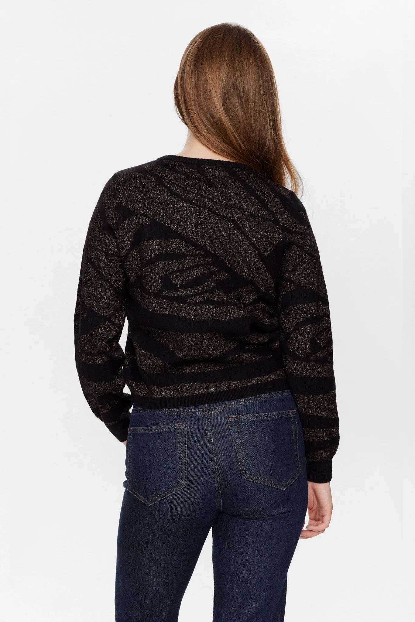 NUBRONZE PULLOVER REGULAR SLEEVE - Caviar
