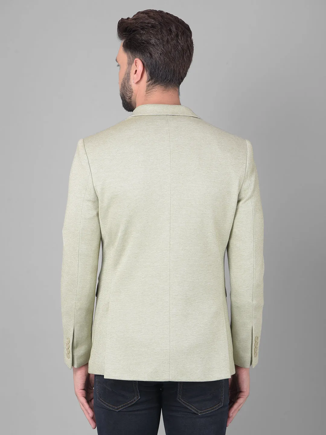 Olive Single Breasted Blazer